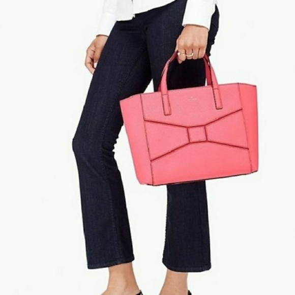 Kate Spade Small Francisca Bridge Place Leather Tote Handbag NWOT - Picture 2 of 16